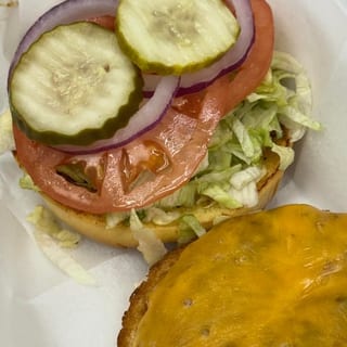 Turkey Burger & Fries