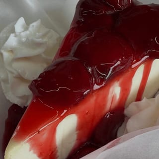 Strawberry or Cherry Cheesecake Slice