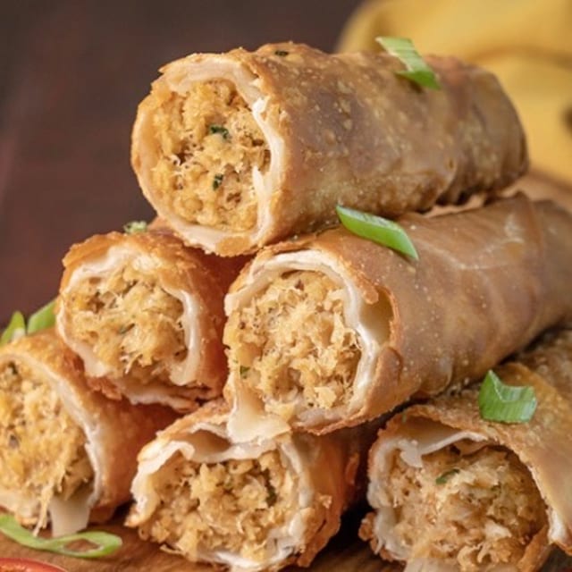 Crab Cake Egg Rolls.