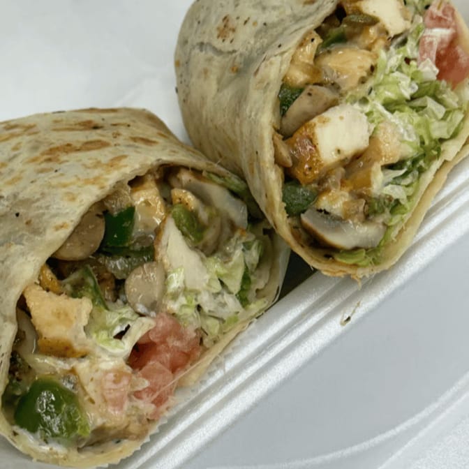 Chicken Philly Wrap.