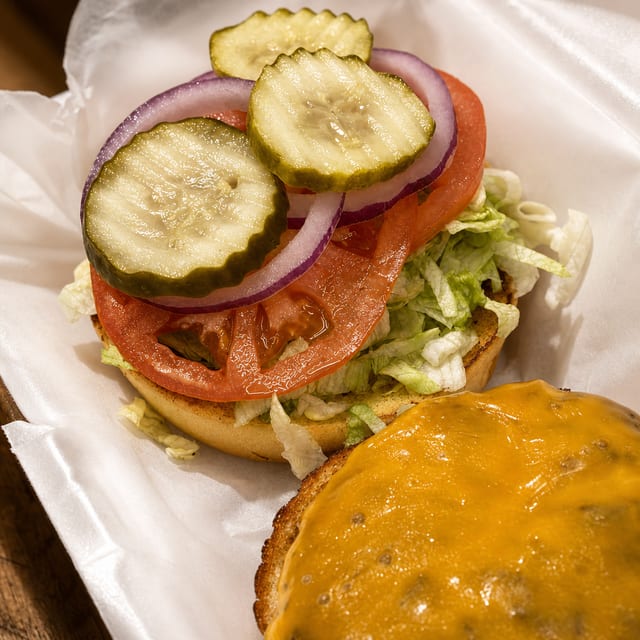 Turkey Burger & Fries.