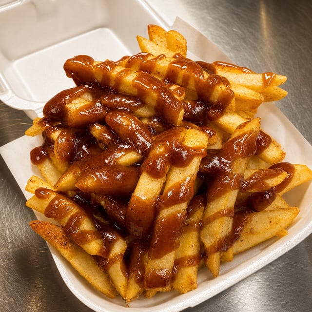 Fries with Sauce.