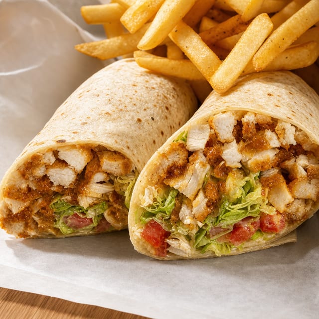 Crispy Chicken Wrap.
