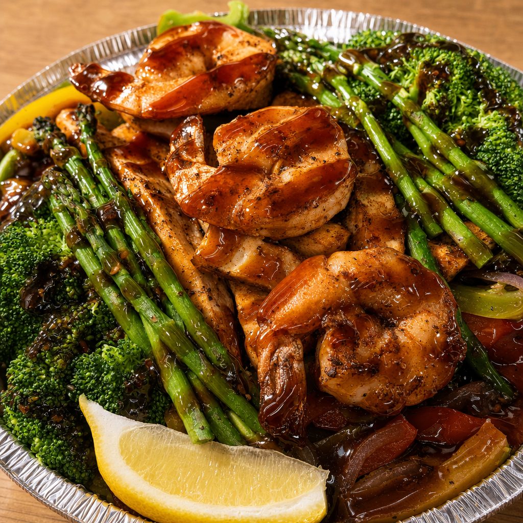 Shrimp Rice Bowl.