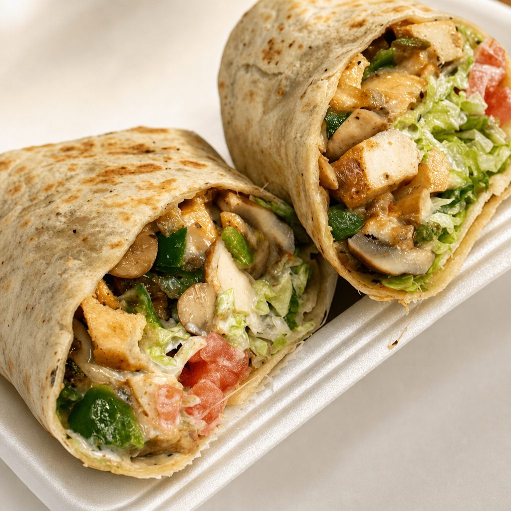 Chicken Philly Wrap.