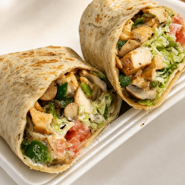 Chicken Philly Wrap.