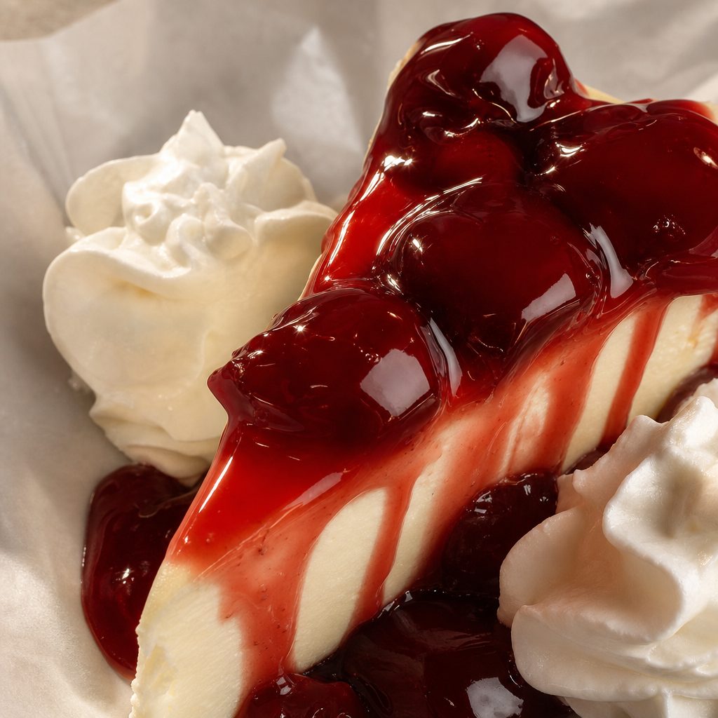 Strawberry Cheesecake Slice.